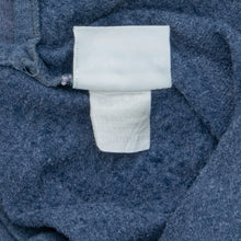 Load image into Gallery viewer, Reebok Small Spell Out Embroidered Logo Boxy Navy Quarter Zip Jumper - L
