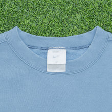 Load image into Gallery viewer, Nike Small Swoosh Embroidered Logo Pastel Light Blue Crewneck Sweatshirt - XL
