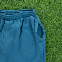 Load image into Gallery viewer, Puma International Performance Embroidered Teal Sweat Shorts - M (30/32”)
