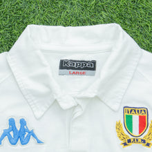 Load image into Gallery viewer, 2003 Italy Kappa Rugby World Cup Long Sleeved Rugby Union Away Shirt - L
