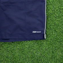 Load image into Gallery viewer, Reebok Small Spell Out Embroidered Navy Sports Shorts - L (32/34”)
