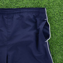 Load image into Gallery viewer, Reebok Small Spell Out Embroidered Navy Sports Shorts - L (32/34”)
