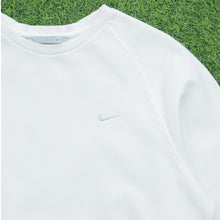 Load image into Gallery viewer, 2006 Nike Small Swoosh Embroidered Logo Boxy Raglan Crewneck White Sweatshirt - L/XL
