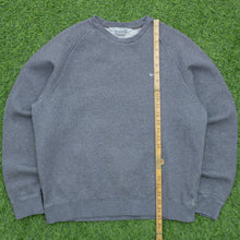 Load image into Gallery viewer, 2006 Nike Small Swoosh Embroidered Logo Boxy Raglan Crewneck Dark Grey Sweatshirt - M
