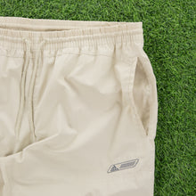 Load image into Gallery viewer, (2004) Women’s Adidas Spell Out Embroidered Logo Adjustable Cream 3/4 Length Shorts - L (14-16)
