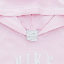 Load image into Gallery viewer, Women’s Nike Spell Out Graphic Pullover Raglan Light Pink Hoodie - L (12-14)
