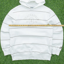 Load image into Gallery viewer, 2008 Nike Track &amp; Field Tree Graphic Small Swoosh Embroidered Striped  White Green Hoodie - M
