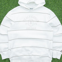 Load image into Gallery viewer, 2008 Nike Track &amp; Field Tree Graphic Small Swoosh Embroidered Striped  White Green Hoodie - M
