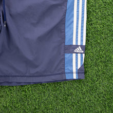 Load image into Gallery viewer, (2005) Adidas 3-Stripe Embroidered Navy Swim Sports Shorts - XL (36-40”)
