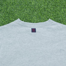 Load image into Gallery viewer, Nautica Jeans Co NJC Spell Out Embroidered Crewneck Grey Navy Sweatshirt - M
