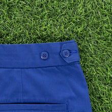 Load image into Gallery viewer, (1990) Adidas Equipment Embroidered Logo Pleated Blue Chino Shorts - L/XL (34-38”)
