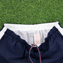 Load image into Gallery viewer, (2005) Nike Small Swoosh Embroidered Taping Navy Sports Shorts - XL/XXL (36-40”)
