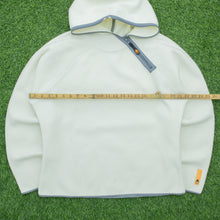 Load image into Gallery viewer, Women’s 2000 Nike Diagonal Quarter Zip Full Hooded Sherpa Fleece - L (12-14)
