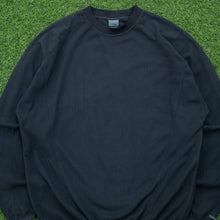 Load image into Gallery viewer, 2002 Nike Therma Fit Pullover Black Fleece Sweatshirt - XL
