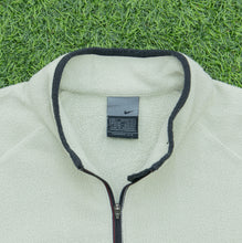 Load image into Gallery viewer, 2002 Nike Cross Fit Therma Small Swoosh Embroidered Quarter Zip Beige Fleece - L
