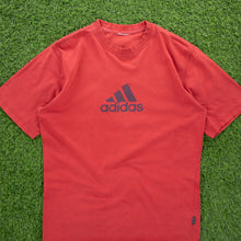 Load image into Gallery viewer, (2001) Adidas Large Spell Out Logo Graphic Red T-Shirt - M/L
