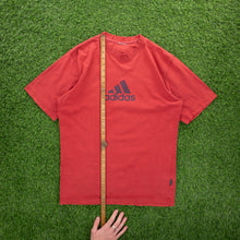 Load image into Gallery viewer, (2001) Adidas Large Spell Out Logo Graphic Red T-Shirt - M/L
