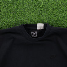 Load image into Gallery viewer, (1995) Nike Small Swoosh Embroidered Heavyweight Black T-Shirt - XXL
