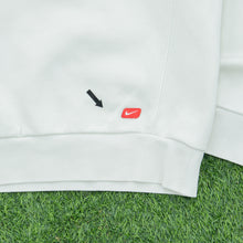 Load image into Gallery viewer, 2001 Nike Athletic 71 Graphic Small Swoosh Embroidered Logo Pocket Crewneck Beige Sweatshirt - M
