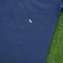 Load image into Gallery viewer, (2000) Nike Small Swoosh Embroidered Navy T-Shirt - L
