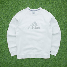 Load image into Gallery viewer, 2006 Adidas Large Logo Embroidered Pullover Crewneck White Sweatshirt - M
