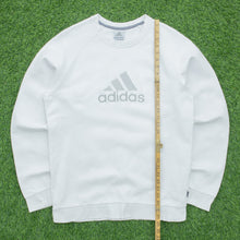 Load image into Gallery viewer, 2006 Adidas Large Logo Embroidered Pullover Crewneck White Sweatshirt - M
