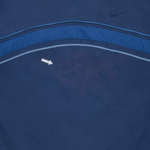 Load image into Gallery viewer, Nike Athletic 71 Small Swoosh USA Spell Out Embroidered Stripe Piping Boxy Crewneck Navy Sweatshirt - M
