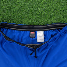 Load image into Gallery viewer, (2001) Nike Team Small Swoosh Embroidered Blue Sports Shorts - XL (34-38”)
