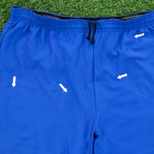 Load image into Gallery viewer, (2001) Nike Team Small Swoosh Embroidered Blue Sports Shorts - XL (34-38”)
