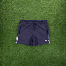 Load image into Gallery viewer, (2001) Adidas 3-Stripe Embroidered Pocket Navy Sports Shorts - M (32/34”)
