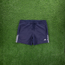 Load image into Gallery viewer, (2001) Adidas 3-Stripe Embroidered Pocket Navy Sports Shorts - M (32/34”)
