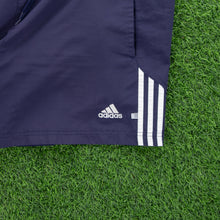 Load image into Gallery viewer, (2001) Adidas 3-Stripe Embroidered Pocket Navy Sports Shorts - M (32/34”)
