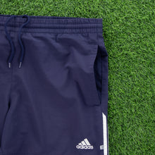 Load image into Gallery viewer, (2001) Adidas 3-Stripe Embroidered Pocket Navy Sports Shorts - M (32/34”)
