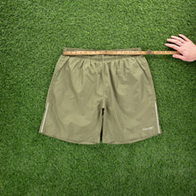 Load image into Gallery viewer, Reebok Small Spell Out Embroidered Logo Pocket Khaki Sports Shorts - L (32-36”)
