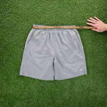Load image into Gallery viewer, Reebok Small Embroidered Logo Pocket Grey Sports Shorts - L (32-36”)
