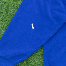 Load image into Gallery viewer, 1999 Nautica Competition USA Spell Out Embroidered Pullover 1/4 Quarter Zip Oversized NauTech Blue Orange Fleece - M/L

