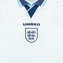 Load image into Gallery viewer, 1995 1997 England Home Football Shirt Size Large Euro 1996 Genuine Original
