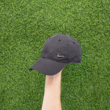 Load image into Gallery viewer, Nike Heritage ‘86 Metal Swoosh Dark Grey Metallic 6 Panel Cap - One Size
