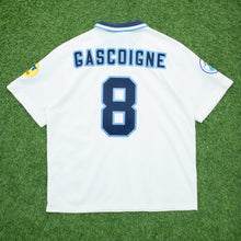 Load image into Gallery viewer, 1995 1997 England Gascoigne 8 Home Football Shirt Size XL Euro 1996 Genuine Original
