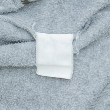 Load image into Gallery viewer, Timberland Polartec Small Spell Out Embroidered Zip Up Grey Fleece Jacket - S
