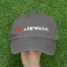Load image into Gallery viewer, Airwalk Spell Out Embroidered Skate Grey 6-Panel Cap - One Size
