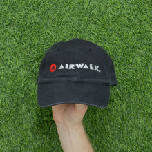 Load image into Gallery viewer, Airwalk Spell Out Embroidered Skate Black 6-Panel Cap - One Size
