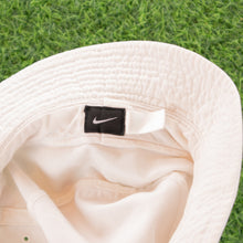 Load image into Gallery viewer, (2001) Nike Small Swoosh Embroidered White Black Bucket Hat - One Size (M)
