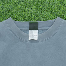 Load image into Gallery viewer, Timberland Spell Out Embroidered Pullover Crewneck Blue Sweatshirt - M/L (2002)
