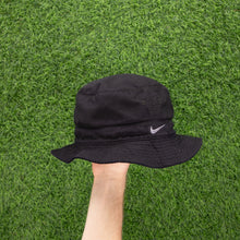 Load image into Gallery viewer, (2001) Nike Small Swoosh Embroidered Navy White Bucket Hat - One Size (M/L)
