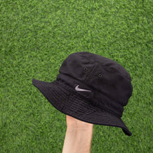 Load image into Gallery viewer, (2001) Nike Small Swoosh Embroidered Navy White Bucket Hat - One Size (M/L)
