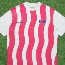 Load image into Gallery viewer, 1994 1996 USA Adidas Home Stripe Football Graphic AOP T-Shirt Size L 94 World Cup
