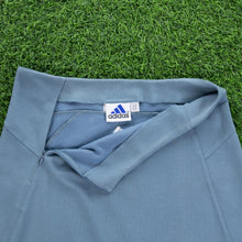 Load image into Gallery viewer, (2000) Women’s Adidas ClimaLite 3-Stripe Centre Logo Embroidered Blue White Sports Skirt - M (10-12)
