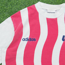 Load image into Gallery viewer, 1994 1996 USA Adidas Home Stripe Football Graphic AOP T-Shirt Size L 94 World Cup
