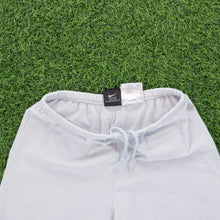 Load image into Gallery viewer, (2000) Women’s Nike Small Swoosh Tab Pocket Light Blue Shorts - M (10-12)
